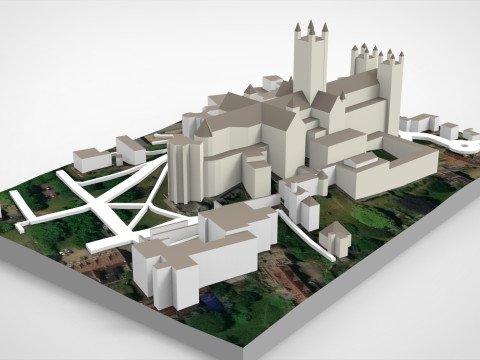 Canterbury Cathedral Great Britain 3D 模型