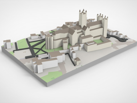 Canterbury Cathedral Great Britain 3D 模型