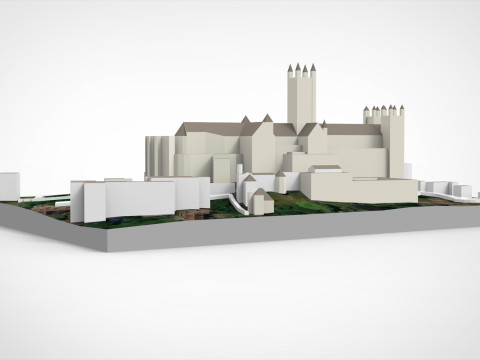 Canterbury Cathedral Great Britain 3D 模型