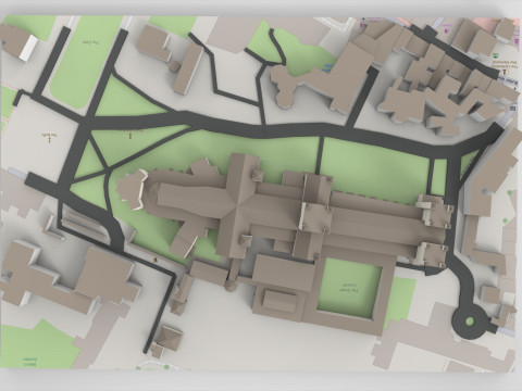 Canterbury Cathedral Great Britain 3D 模型