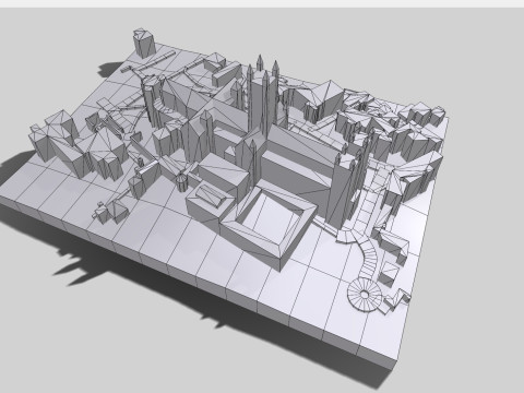 Canterbury Cathedral Great Britain 3D 模型