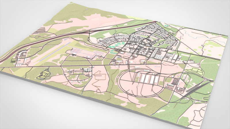 Joint Base Elmendorf Richardson Anchorage Alaska United States 3D Model .c4d .max .obj .3ds .fbx .stl .blend