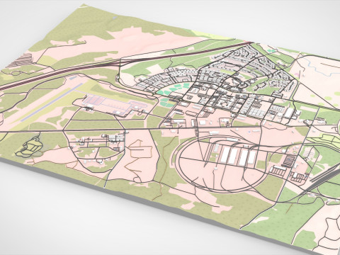 Joint Base Elmendorf Richardson Anchorage Alaska United States 3D Модель
