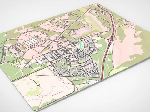 합동기지 Elmendorf Richardson 앵커리지 알래스카 미국 3D 모델