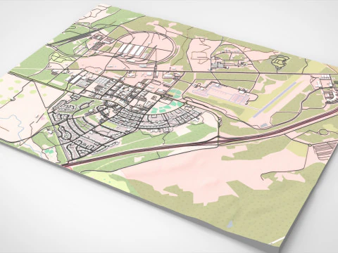 합동기지 Elmendorf Richardson 앵커리지 알래스카 미국 3D 모델