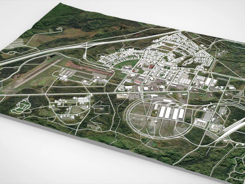 합동기지 Elmendorf Richardson 앵커리지 알래스카 미국 3D 모델