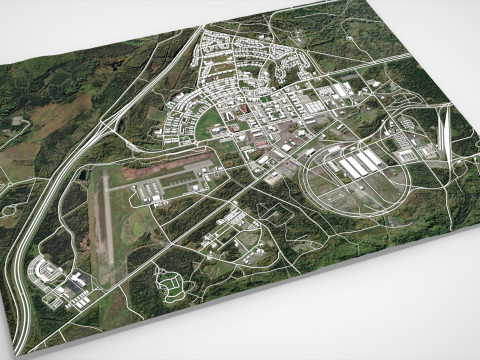 Joint Base Elmendorf Richardson Anchorage Alaska United States 3D Model