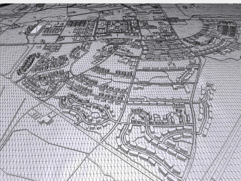 합동기지 Elmendorf Richardson 앵커리지 알래스카 미국 3D 모델