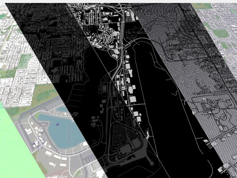 Cityscape Anchorage Alaska United States 3D Model