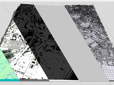 Cityscape Toulon France 3D Model