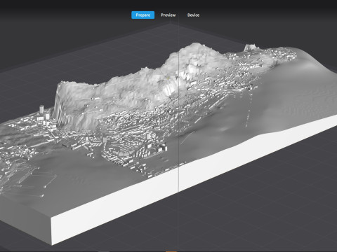 Gibraltar British Overseas Territory Modelo 3D