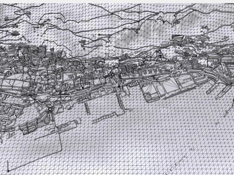 Gibraltar British Overseas Territory 3D Model