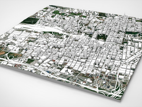 Cityscape Johannesburg South Africa 3D Model