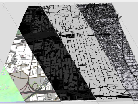 Cityscape Johannesburg South Africa 3D Model
