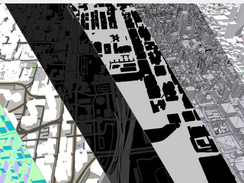 都市景観 アンカレッジ アラスカ州 米国 3Dモデル