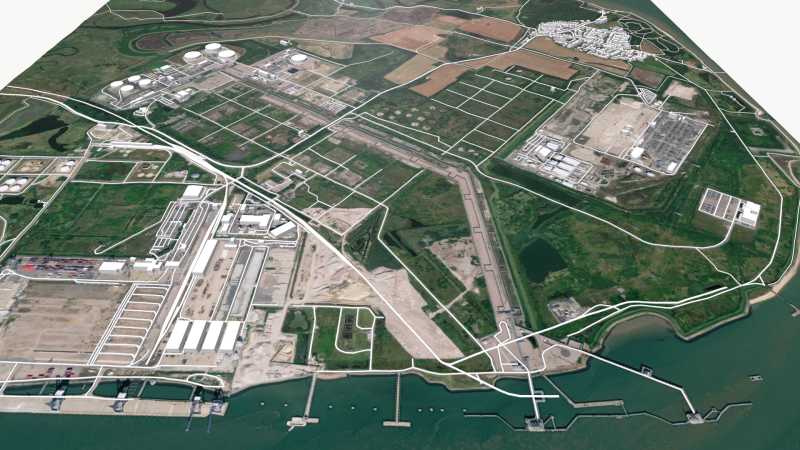 Isle of Grain United Kingdom Modelo 3D .c4d .max .obj .3ds .fbx .stl .blend