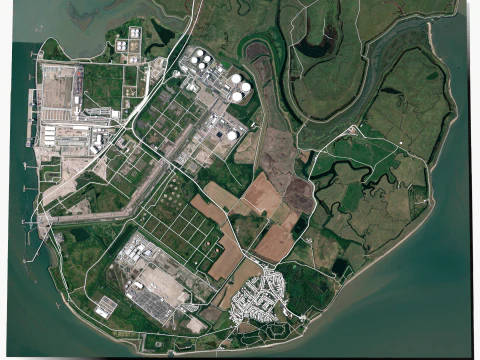 Isle of Grain United Kingdom 3D Model