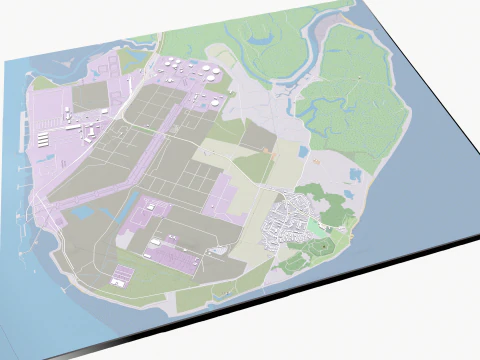 Isle of Grain United Kingdom 3D Model