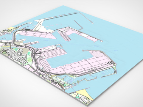 The Port of Valencia Spain 3Dモデル