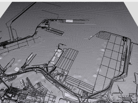 The Port of Valencia Spain 3Dモデル