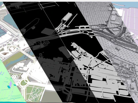 The Port of Valencia Spain 3D Model