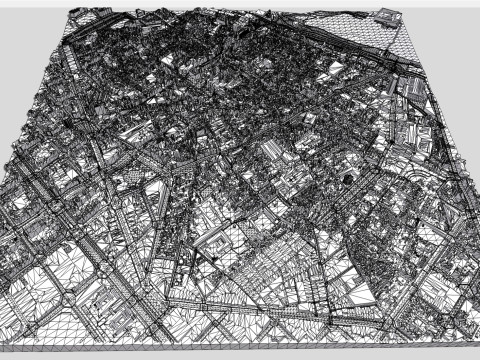 Stadsgezicht Flensburg Duitsland 3D Model
