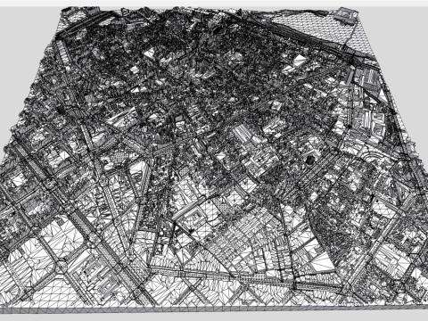 Cityscape Flensburg Germany 3D Model