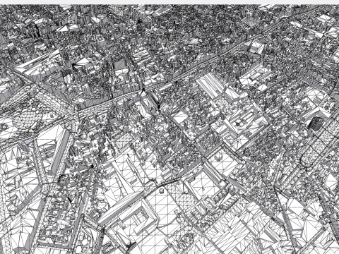 Stadsgezicht Flensburg Duitsland 3D Model