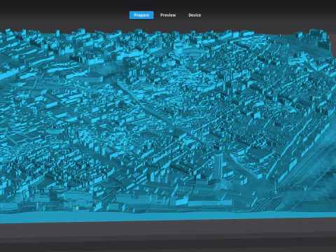 Cityscape Barcelona Catalonia Spain 3D Model