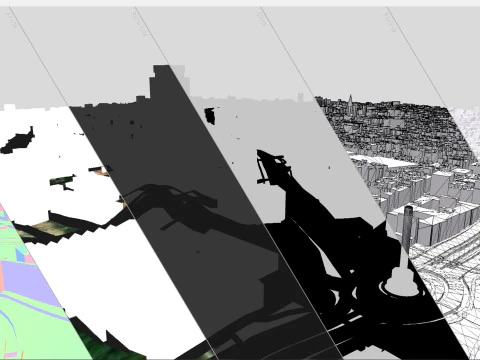 Cityscape Barcelona Catalonia Spain 3D Model