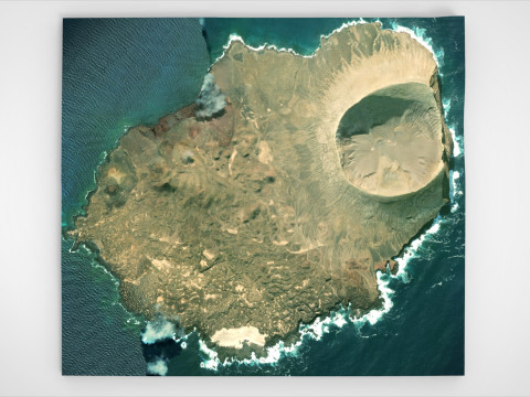 Island Alegranza Canary Islands Spain 3D मॉडल