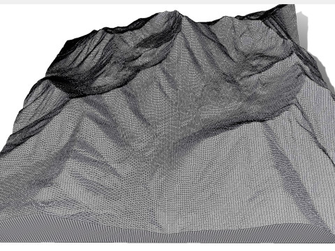 Mountain landscape Matanuska Peak Alaska USA 3D मॉडल