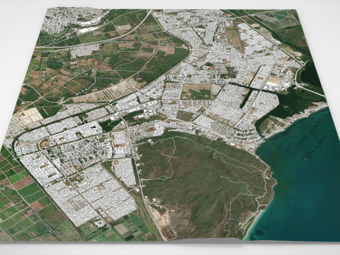 Cityscape Portmore Jamaica 3D Modell