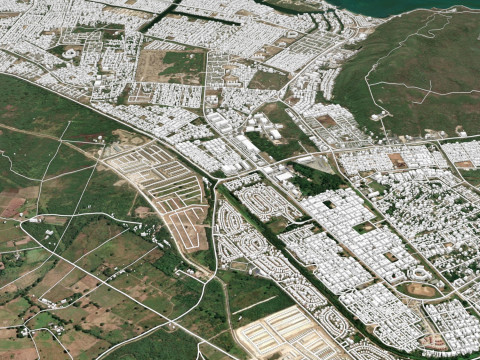 Cityscape Portmore Jamaica Modèle 3D