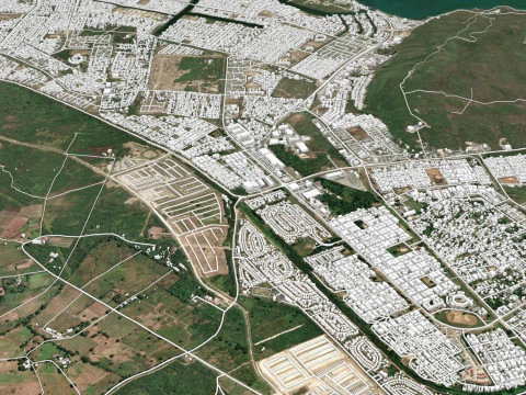 Cityscape Portmore Jamaica 3D Model