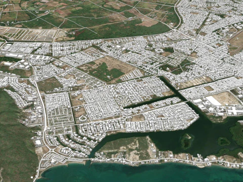 Cityscape Portmore Jamaica 3D Model