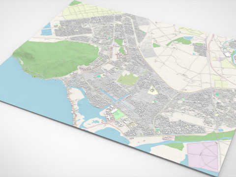 Cityscape Portmore Jamaica Modèle 3D