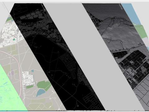 Cityscape Portmore Jamaica 3D Model