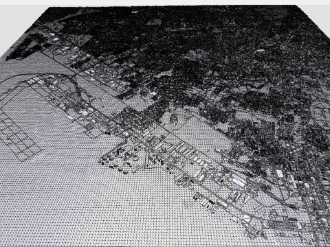 Cityscape Kingston Jamaica Model 3D