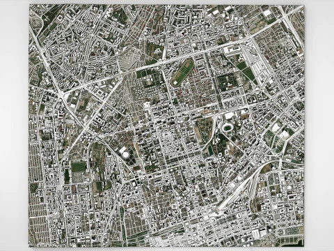 Cityscape Baku Azerbaijan 3D Model