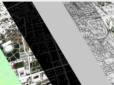 Cityscape Baku Azerbaijan 3D 模型
