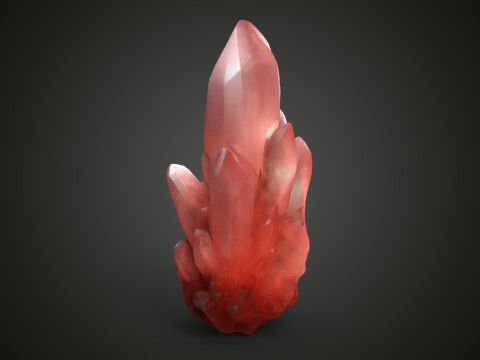 Crystall Red Model 3D