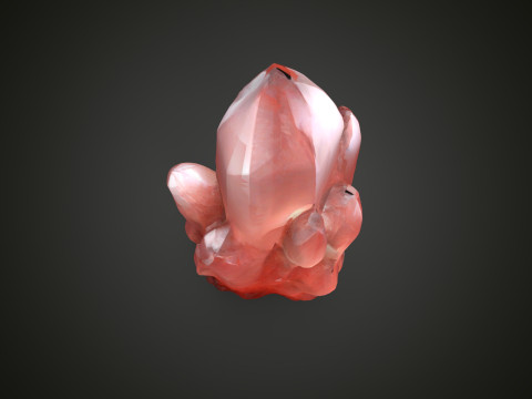 Crystall Red Model 3D