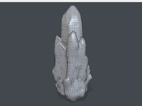 Crystall Red Model 3D