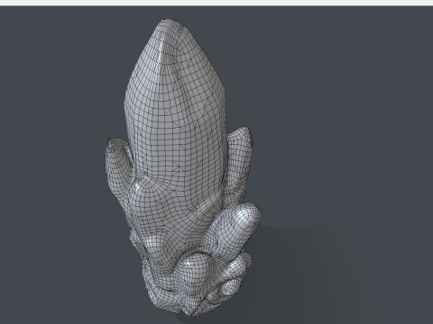 Crystall Red Model 3D
