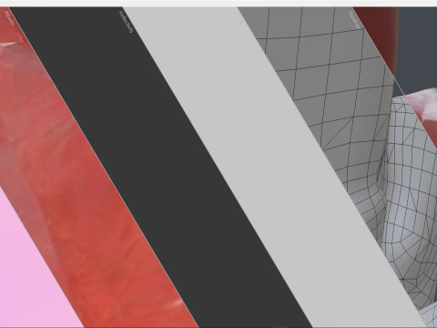 Crystall Red Model 3D