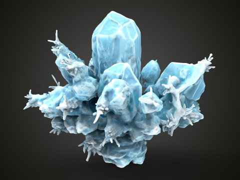 Crystall Blue 3D Model