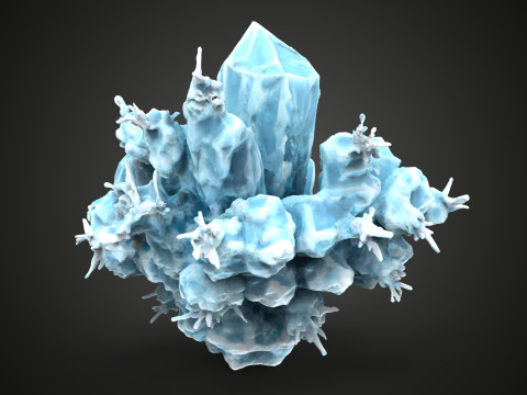Crystall Blue 3D Model