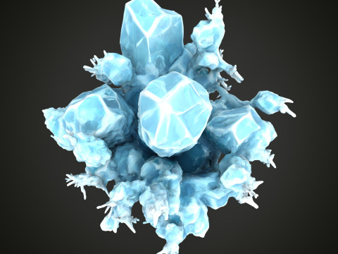 Crystall Blue 3D Model