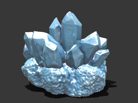 Crystall Blue Model 3D